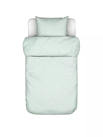 MARC O'POLO HOME | Linge de lit en satin HARPA 70x90cm/140x200cm Blue Haza | 